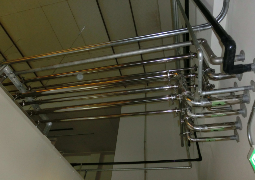 栃木県足利市 某工場飲料水用配管工事（2）