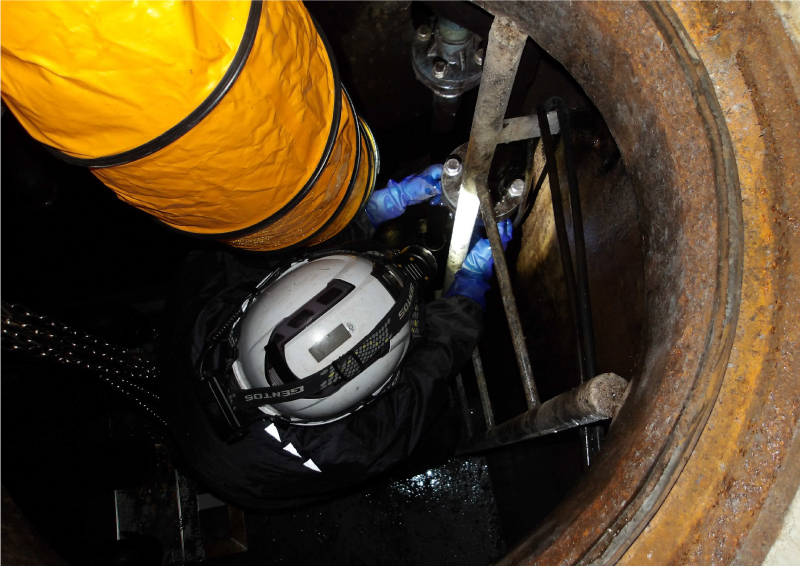 水中ポンプ交換工事